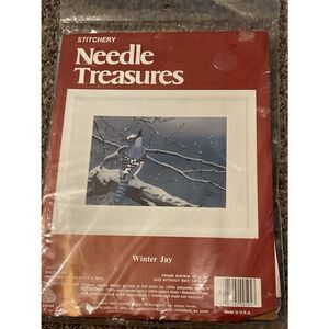 Stitchery Needle Treasures "Winter Jay" Needlepoint Kit
